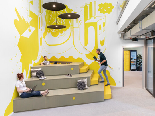 Werde Teil unseres Codes - freie Desks und Private Offices - All-in-Miete