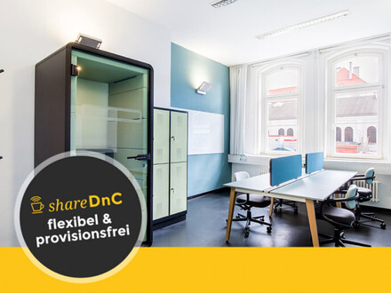 Fester Schreibtisch / Desk im Coworking Space Büro in München - All-in-Miete