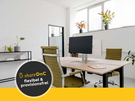 Abgeschlossenes Büro im Coworking Space - All-in-Miete