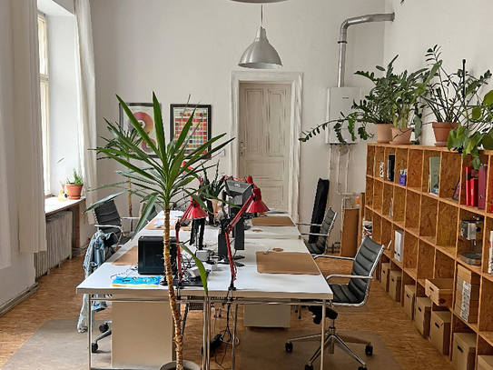 Gemeinschaftsbüro, Coworking mit Ausstellungsraum, Workshopraum - All-in-Miete