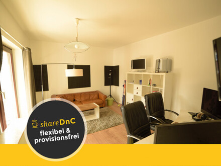 Kreatives Büro mit Wohnzimmer Flair - All-in-Miete