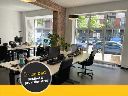 Desks in modern 150 ﻿qm office in Prenzlauer Berg - All-in-Miete