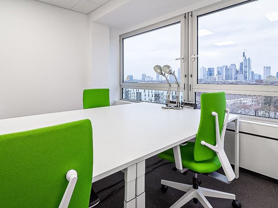 Arbeiten mit Skylineblick: professionelle Offices und Coworking - All-in-Miete