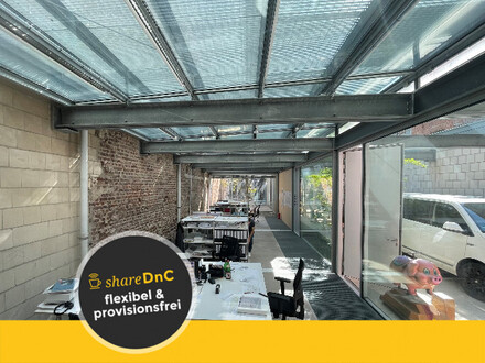 Stilvoll und modern - Neue Arbeitsplätze in einem Loft Atelier - All-in-Miete