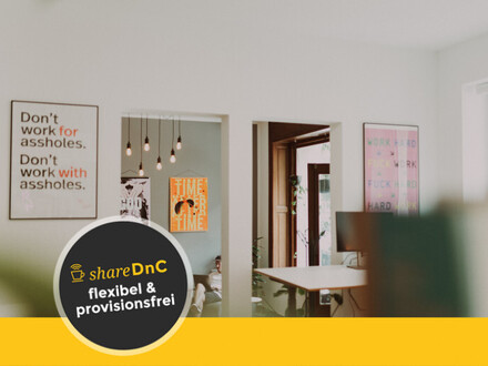 Stilvoll ausgestattete Arbeitsplätze im Creative Space - All-in-Miete