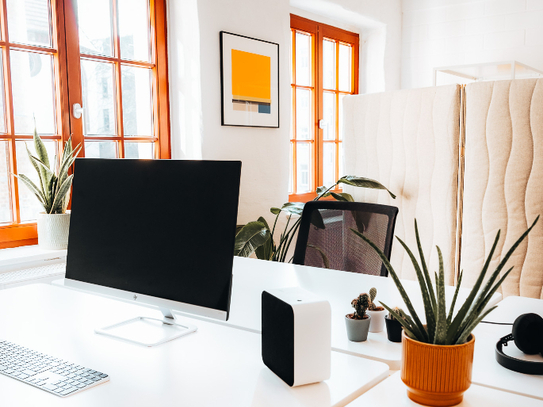 CoWorking mit Loft Charakter Bürogemeinschaft Arbeitsplatz - All-in-Miete