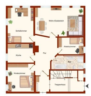 Modernisierte Erdgeschosswohnung in der Gifhorner Innenstadt