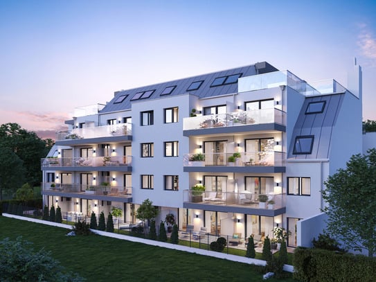 Stilvolle Single-Wohnung mit Niveau, Licht und Balkon. Nur 800m von der U1