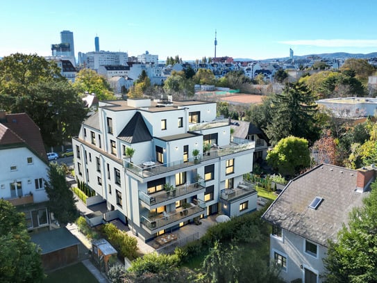 "Ganz oben. Angekommen": Premium-Penthouse mit 4 Zimmern und 3 Terrassen im 2. DG.