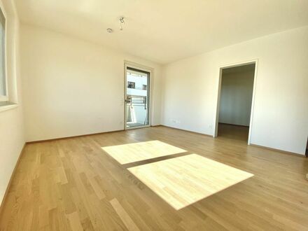 In den Innenhof gerichtete, provisionsfreie 2-Zimmer-Wohnung mit Balkon direkt bei U6 Handelskai!