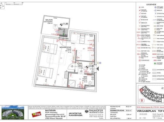 1-Zimmer-Wohnung mit Balkon, Top 49