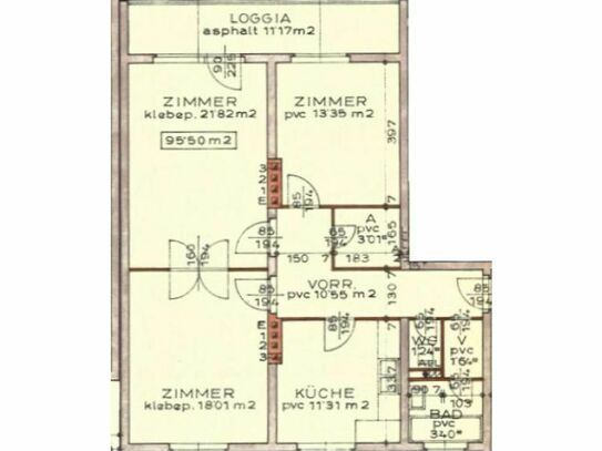 3-Zimmer-Wohnung mit Loggia, Top 22