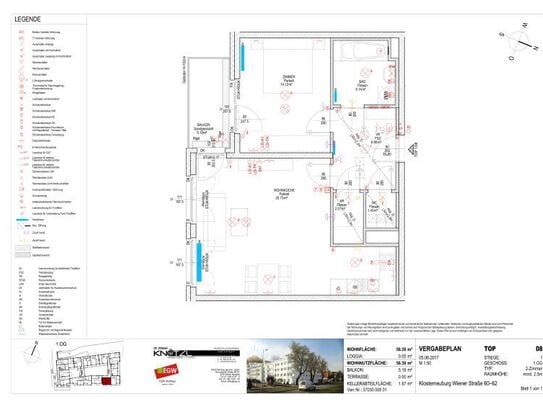 2-Zimmer-Wohnung mit Balkon, Top 8