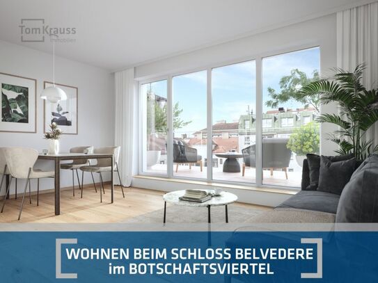 3-ZIMMER DACHGESCHOSSWOHNUNG NAHE DEM SCHLOSS BELVEDERE