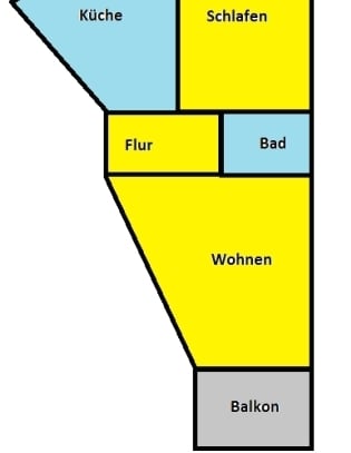 Hübsche Dachgeschosswohnung, Balkon und Wannenbad, Blick ins Grüne, Stellplatz