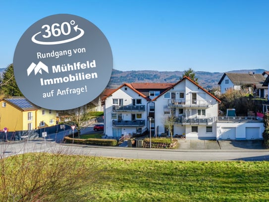 Vermietete Eigentumswohnung mit Westterrasse in Rimbach!