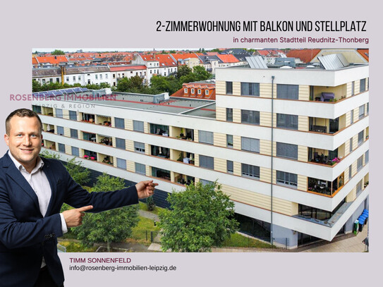 Vermietete 2-Zimmerwohnung mit Balkon und Stellplatz in charmanten Stadtteil Reudnitz-Thonberg