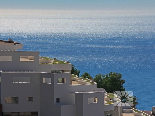 NEUBAU-Luxus-Suites Altea - Panoramablick Mittelmeer - private Wohnanlage