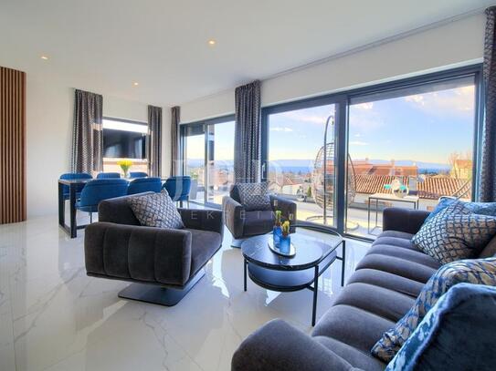 Penthouse in Malinska mit Meerblick