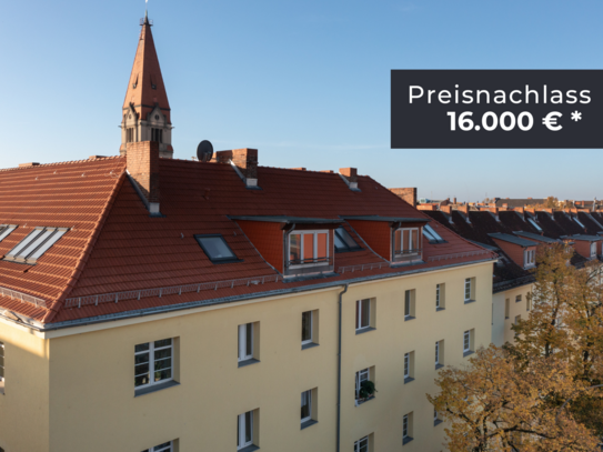 Preisnachlass sichern auf vermietete 2,5-Zimmerwohnung mit Balkon nahe des angesagten Schillerkiezes