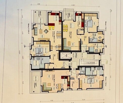 Attraktive Neubau-ETW 2 Zi. gr. Balkon KFW 40 EE Fahrstuhl 1. OG top Lage Nä. Stadthalle 33330 Gütersloh