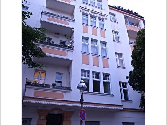 Jugendstil Altbau Perle, Grundriss NEU, Fernw., GästeWC, EBK, Loggia, 10 Min. U6 bis Friedrichstr.