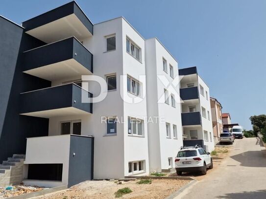 DIE INSEL PAG, MANDRE - Wohnung in einem neuen Gebäude, 2 Schlafzimmer und 1 Badezimmer mit Blick auf das Meer