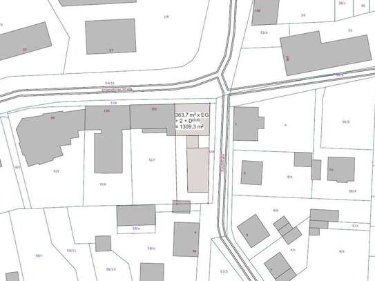 Mölkau: Baugrundstück für Wohn-und Geschäftshaus mit Planung, ca. 1.300 m² BGF