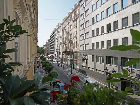 IHR UNGARN-EXPERTE Traumhafte Altbauwohnung mit Balkon in Budapest nahe der Basilika