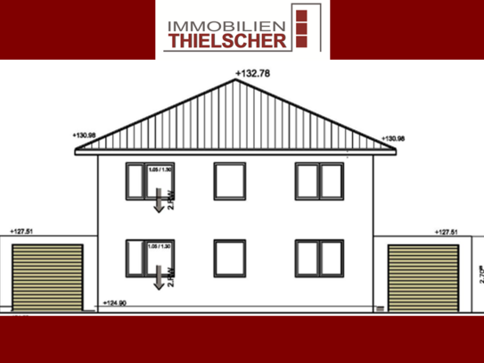 Neu zu errichtende Erdgeschosswohnung mit separatem Eingang und Garage im Neubaugebiet Am Mariental