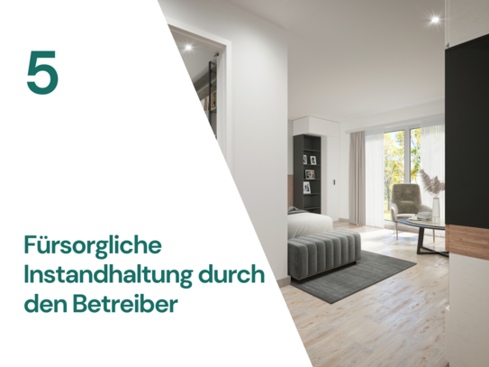 kein Vermietungsaufwand, Kapitalanlage, Pflegeimmobilie, Seniorenwohnung, Invest