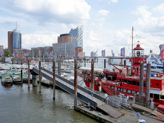 PROVISIONSFREI: Balkone, Hafen-Blick, Kehrwiederspitze, LWL//Glasfaser