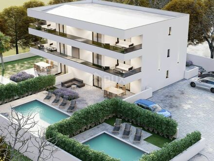 INSEL KRK, MALINSKA - Apartment mit Pool in einem neuen Gebäude mit Pool