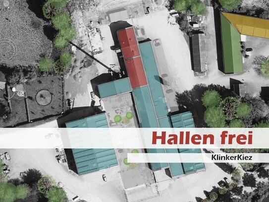 KlinkerKiez - Gewerbehof hat attraktive Hallen frei - 200m², 450m² und 500m²