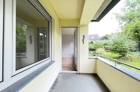 3-Zimmer-Erdgeschosswohnung mit Balkon in Solingen.