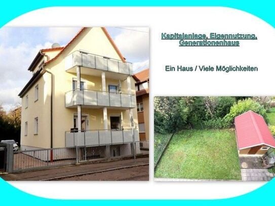 - Energetisch modernisiertes Mehrfamilienhaus mit Garten - Ideal als Kapitalanlage