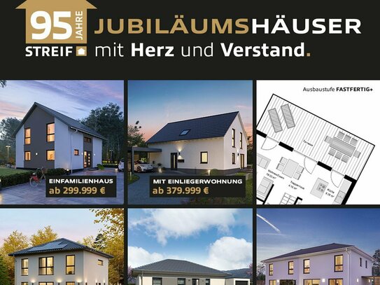 Jubiläums-Spezial, Häuser ab 279.995 EUR Fast-Fertig
