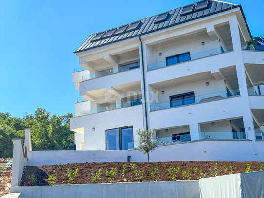 OPATIJA, IČIĆI - größere Wohnung mit Terrasse in Meeresnähe in einem Neubau mit Panoramablick auf das Meer