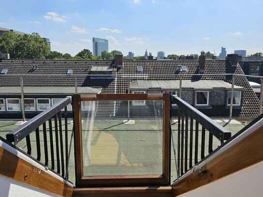 Hofgarten Arnoldstr. Appartment Blick über Düsseldorf 6.-OG