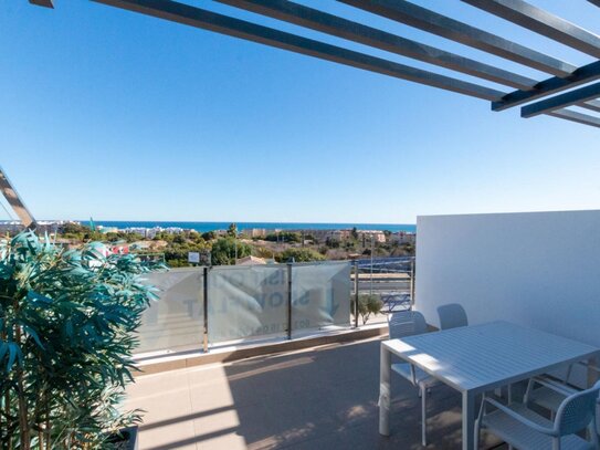 Moderne Wohnung mit Dachterrasse in Guardamar an der Costa Blanca Süd mit 3 Schlafzimmern und 2 Bädern