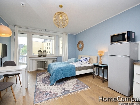 Schickes Apartment mit Balkon, Aufzug und Wifi in Düsseldorf-Derendorf