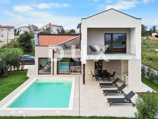 ISTRIEN, KRNICA - Moderne Villa mit romantischem Blick auf das Meer und die Inseln