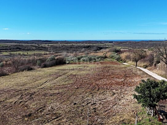 ISTRIEN, BUJE - Baugrundstück mit Panoramablick