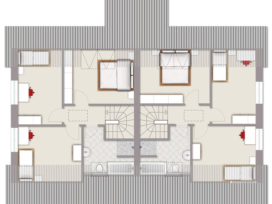 Neubau von einer Doppelhaushälfte im Herzen von Südtondern