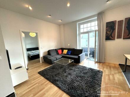 Möbliert / Furnished 2-Zimmer Apartment mit Balkon in Dresden-Neustadt