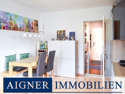 AIGNER - Wohnen mit Weitblick: Helle 2,5-Zimmer Wohnung mit Südbalkon in Germering