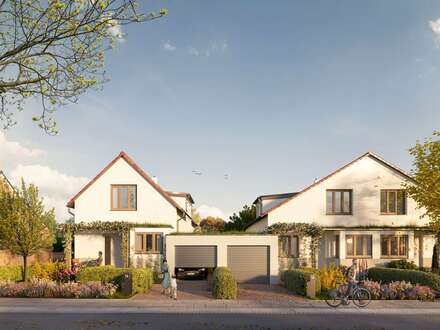 WIR BAUEN FÜR SIE - Herzlich willkommen! Doppelhaushälfte mit Terrasse und Garten - Amselweg 16 Haus 9 - Blaumerle