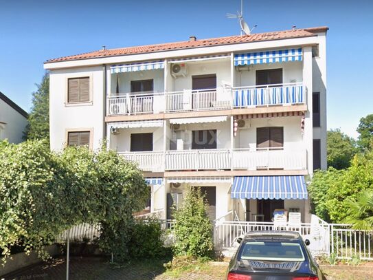 INSEL KRK, MALINSKA - Wohnung 20m2 mit Balkon in unmittelbarer Nähe zum Strand