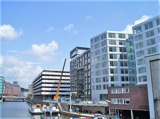 Provisionsfrei - Oberhafen - Ausblick aus dem 3. OG, gemeinsame Dachterrasse