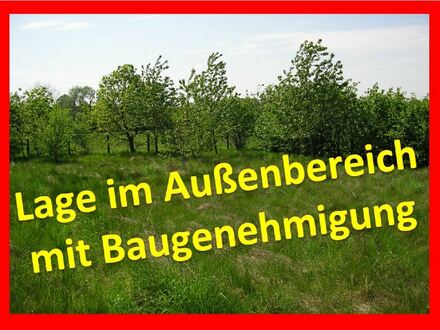 Baugrundstück mit Baugenehmigung